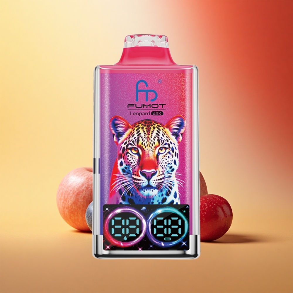 Fumot Leopard 40K Puffs Borova Češnja Brusnica 5% Dual Mesh Type-C