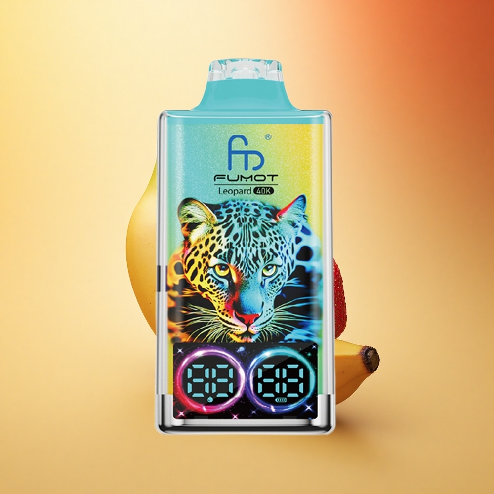 Fumot Leopard 40K Puffs Jagoda Banana 5% Dual Mesh 700mAh