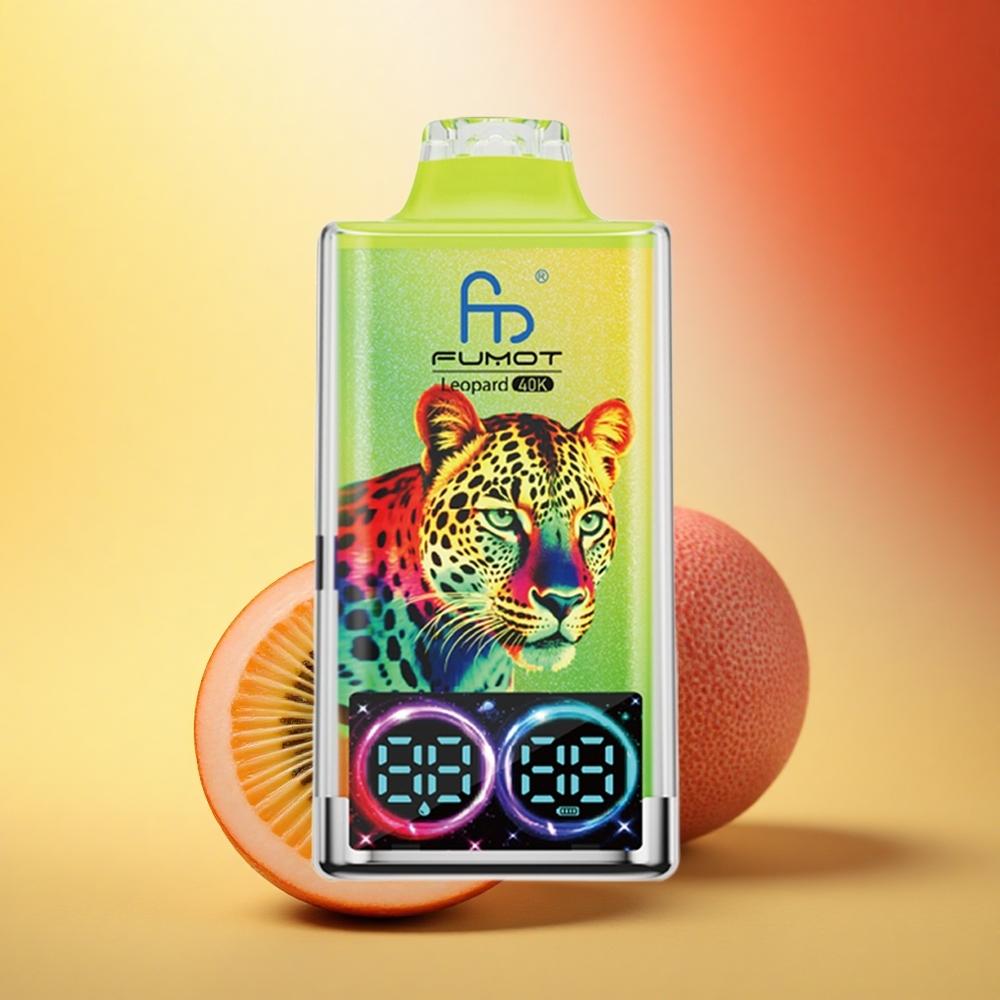 Fumot Leopard 40K Puffs Slovenski Marakuya Grozdje Guava 5% Dual Mesh Type-C