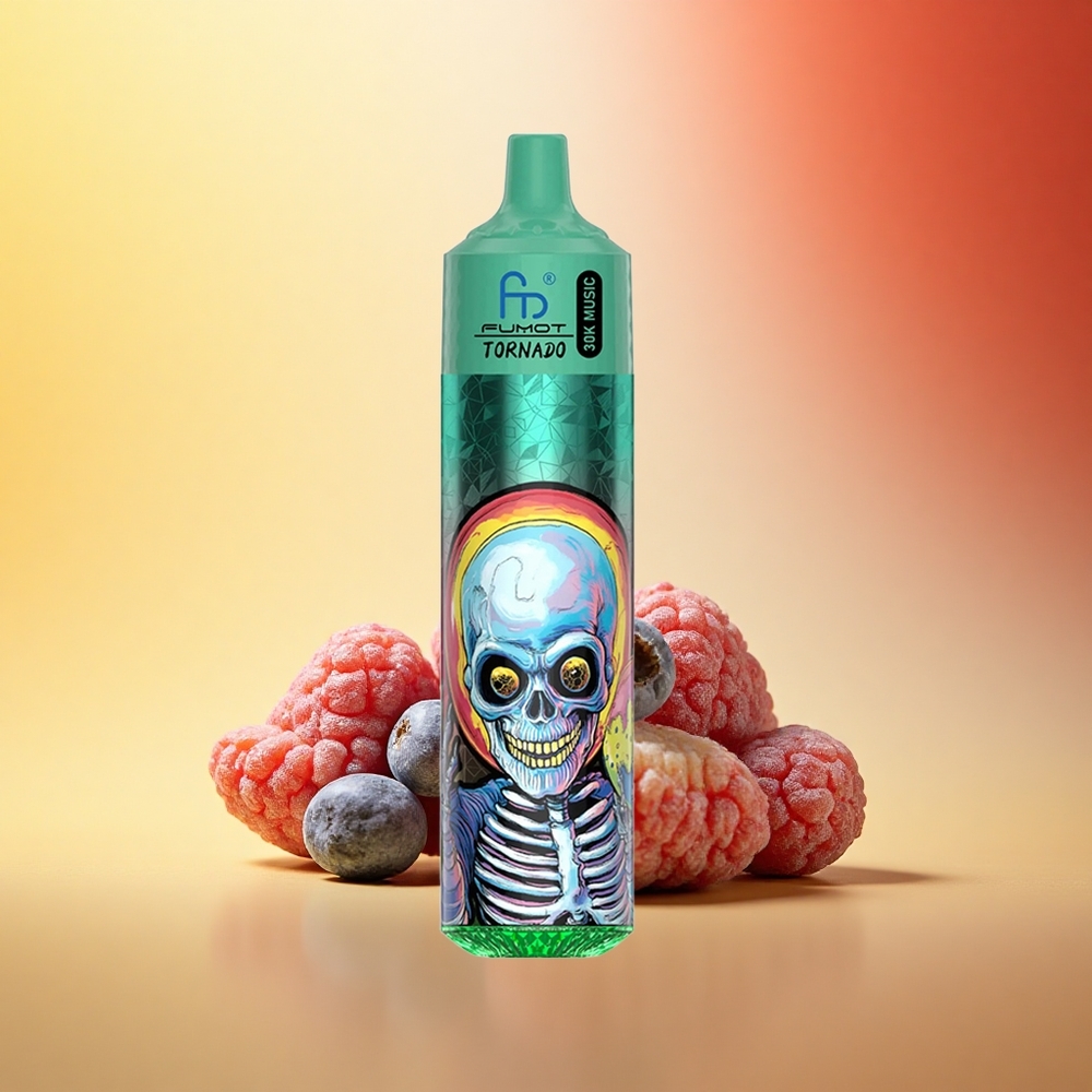 Fumot Randm Tornado 30000 Puffs Borovični Led z 30mL in 1.0 Ohm mrežasto tuljavo