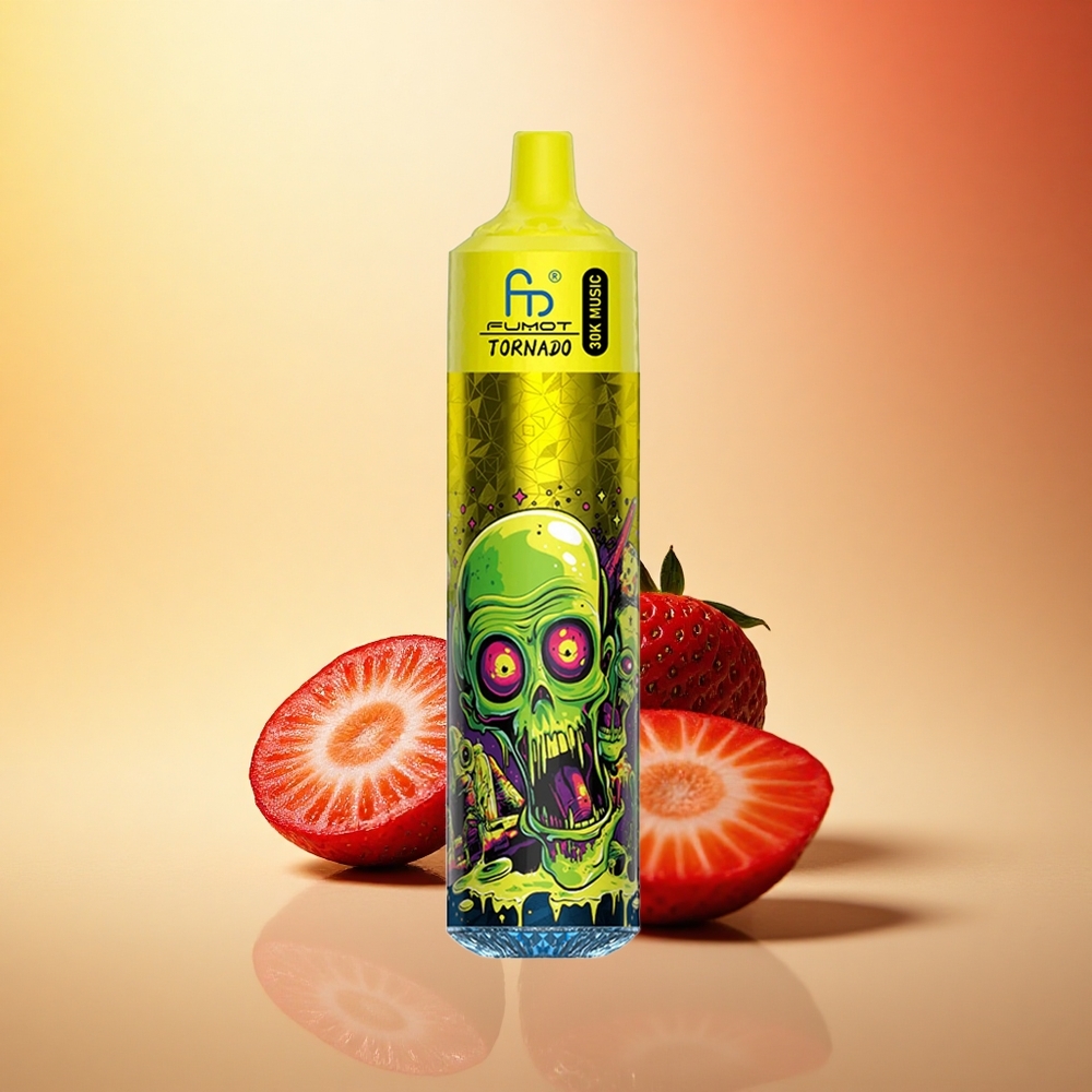 Fumot Randm Tornado 30000 Puffs Jagodni Led z 30mL in 1.0 Ohm