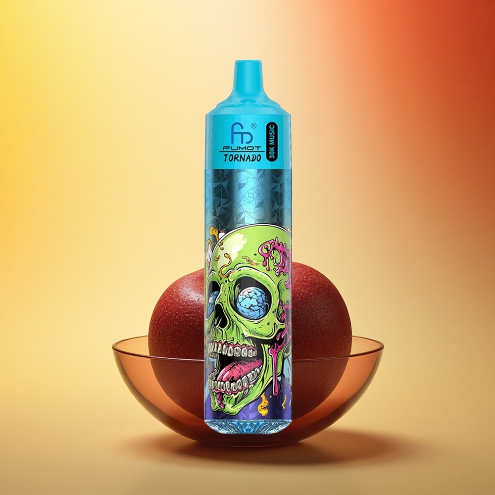 Fumot Randm Tornado 30000 Puffs Črni Led z 30mL in 1.0 Ohm