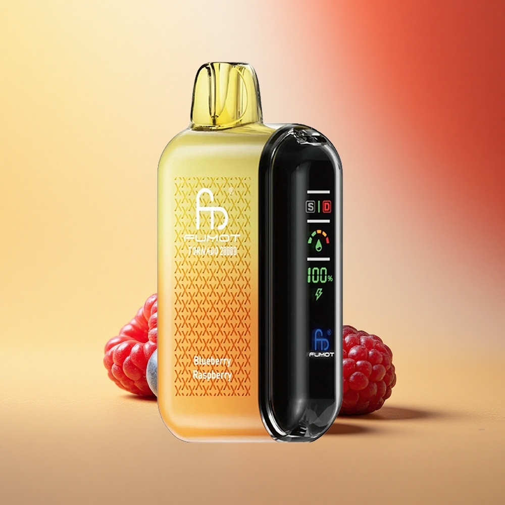 Fumot Tornado 20000 Puffs Borova Malina Dual Mesh Zračni Tok