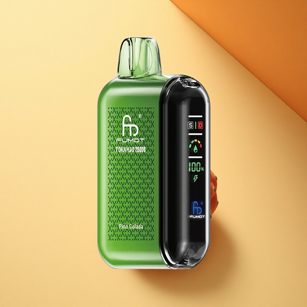 Fumot Tornado 20000 Puffs Kolibrični Dvojni Motor z Pametnim Zaslonom