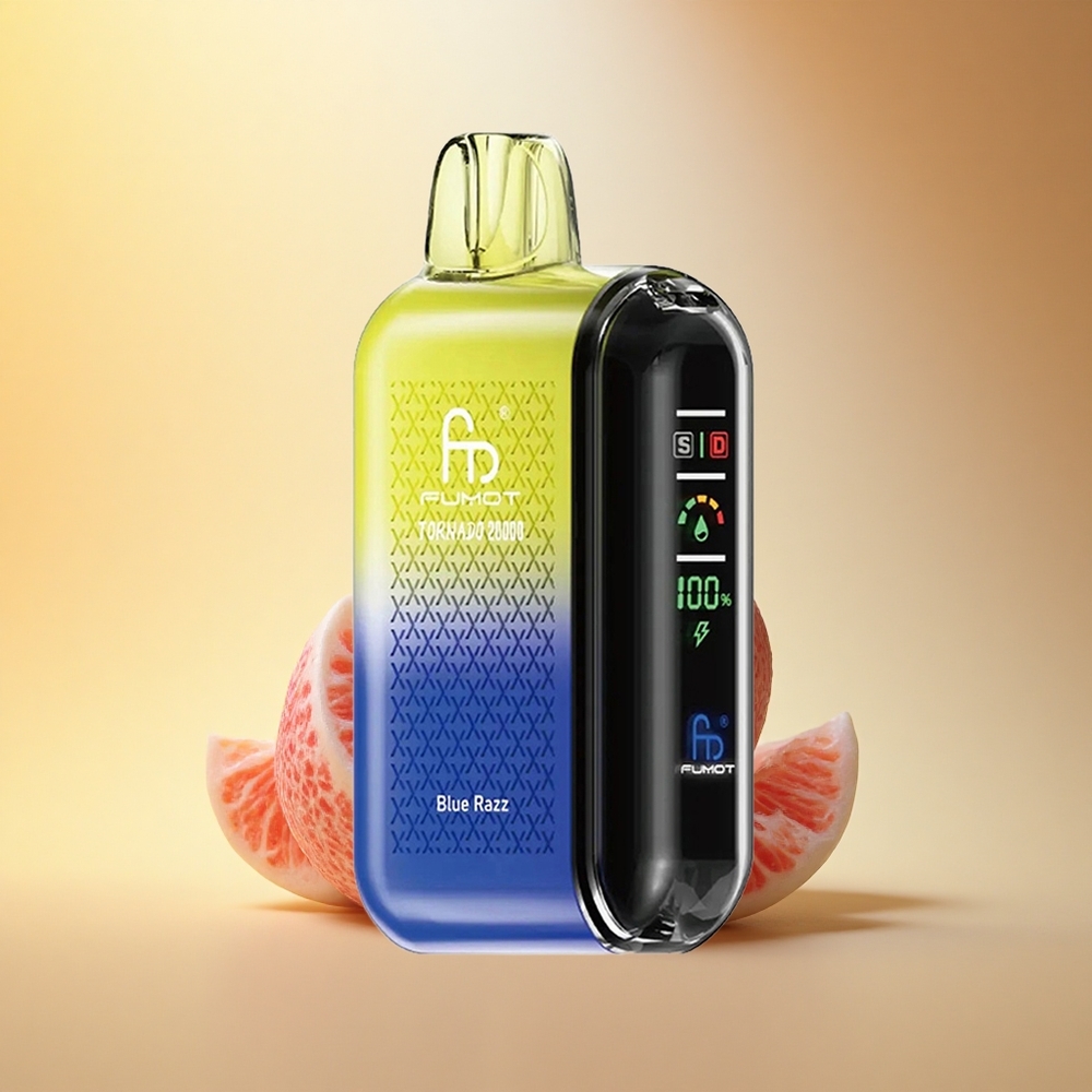 Fumot Tornado 20000 Puffs Modra Malina Dual Mesh 20ml