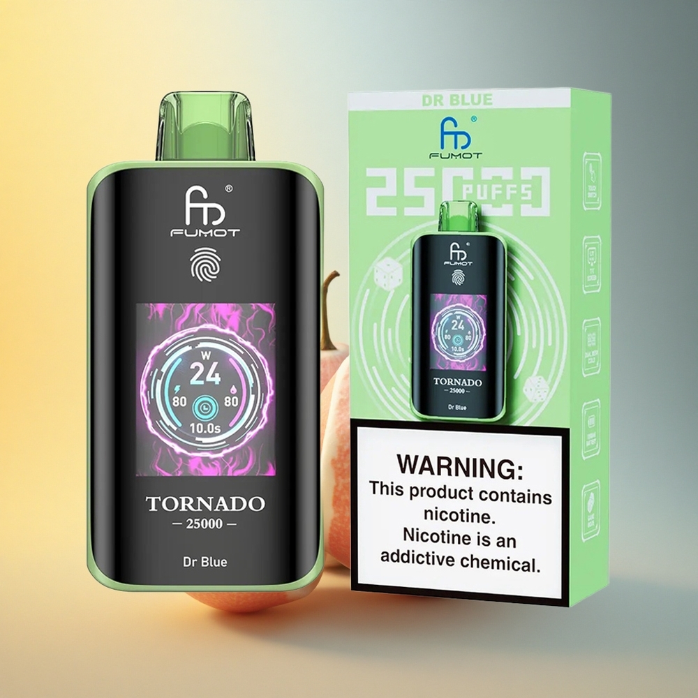 Fumot Tornado 25000 Puffs Modri Ekran 700mAh 20ml