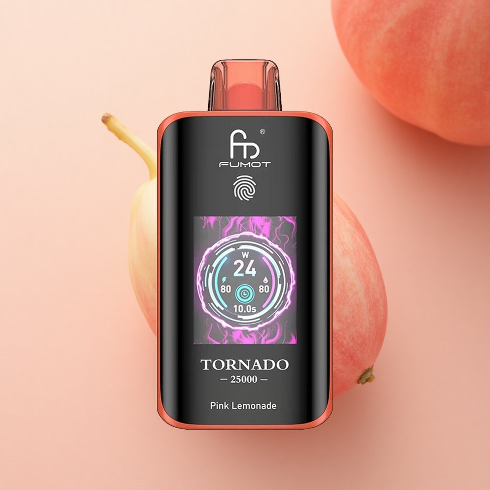 Fumot Tornado 25000 Puffs Roza Limonada HD Ekran 700mAh 20ml