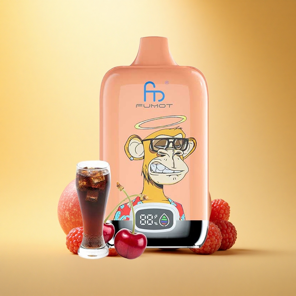 Fumot Tornado Digital Box 12000 Puffs Mešane Jagode 20ml 550mAh Mrežasta