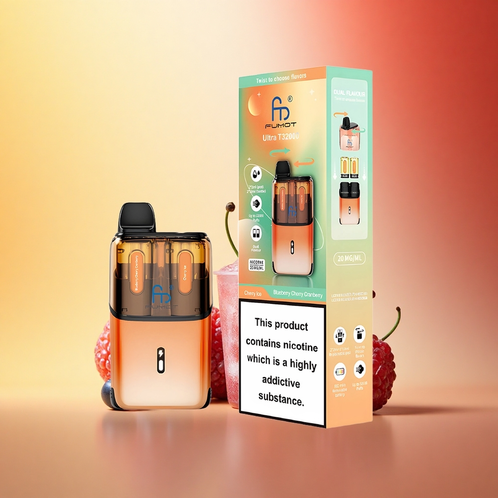 Fumot Ultra T32000 Puffs Borova Češnja Led (800mAh, 24ml, Type-C)