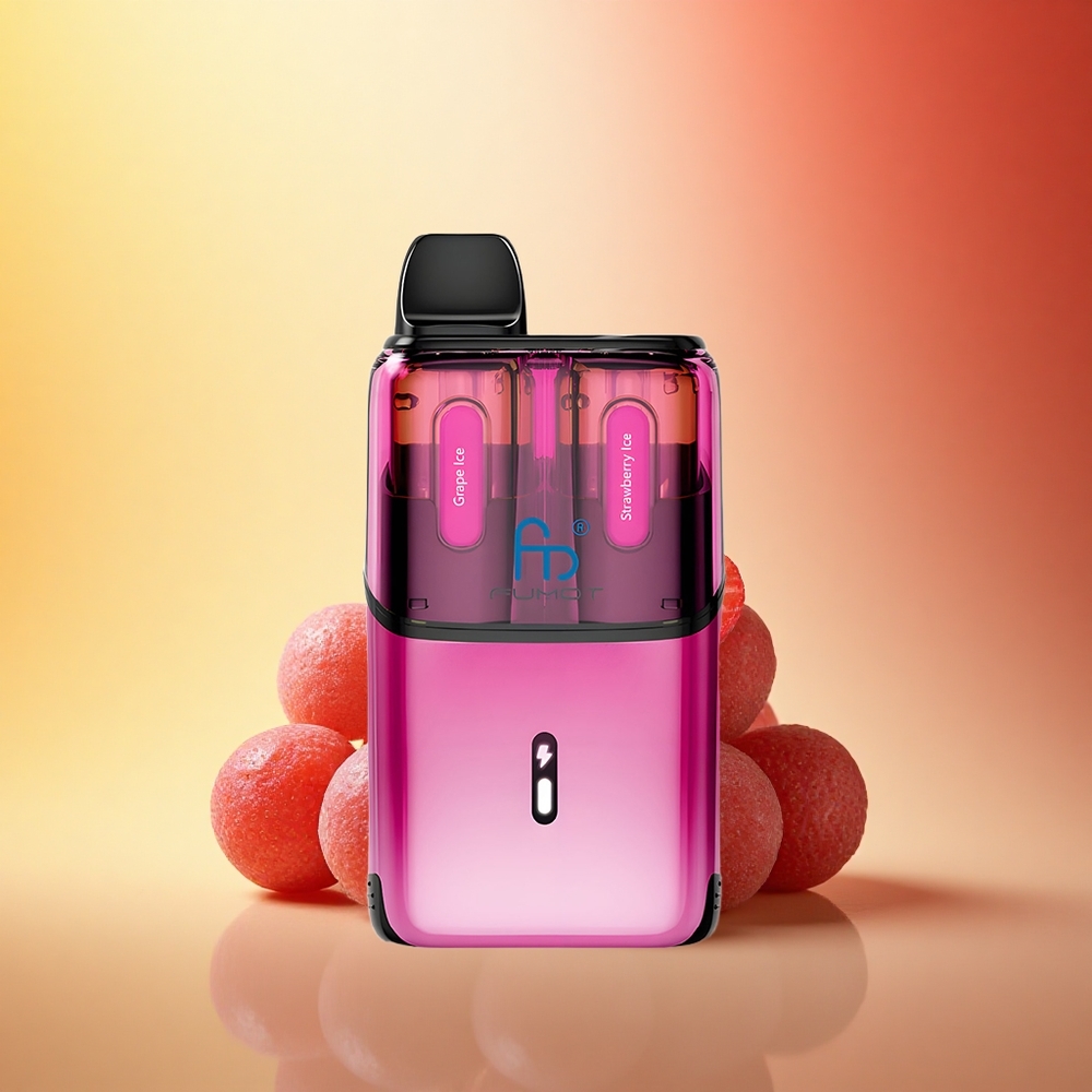 Fumot Ultra T32000 Puffs Grozdni Led - Jagodni Led z Napredno Mrežno Tuljavo in Hitrim Polnjenjem Type-C