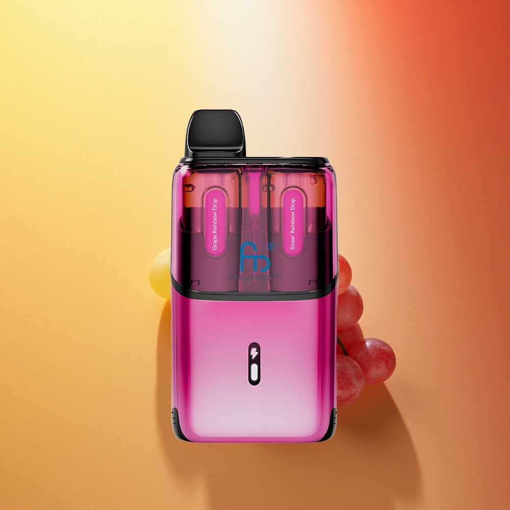 Fumot Ultra T32000 Puffs Grozdovi Mavrice - Slamnati Mavricni Kaplji z 800mAh in 24ml