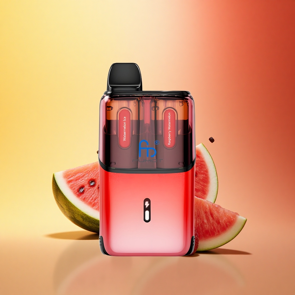 Fumot Ultra T32000 Puffs Lubenica Malina Ledeni z Napredno Mrežasto Tuljavo in Hitrim Polnjenjem Type-C