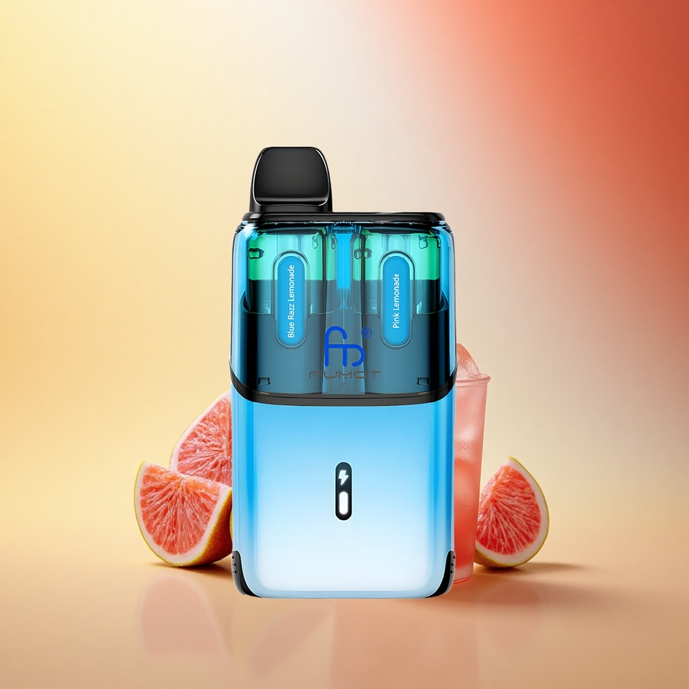 Fumot Ultra T32000 Puffs Modra Malina Limonada - Roza Limonada z 20mg Nikotina in Hitrim Polnjenjem Type-C