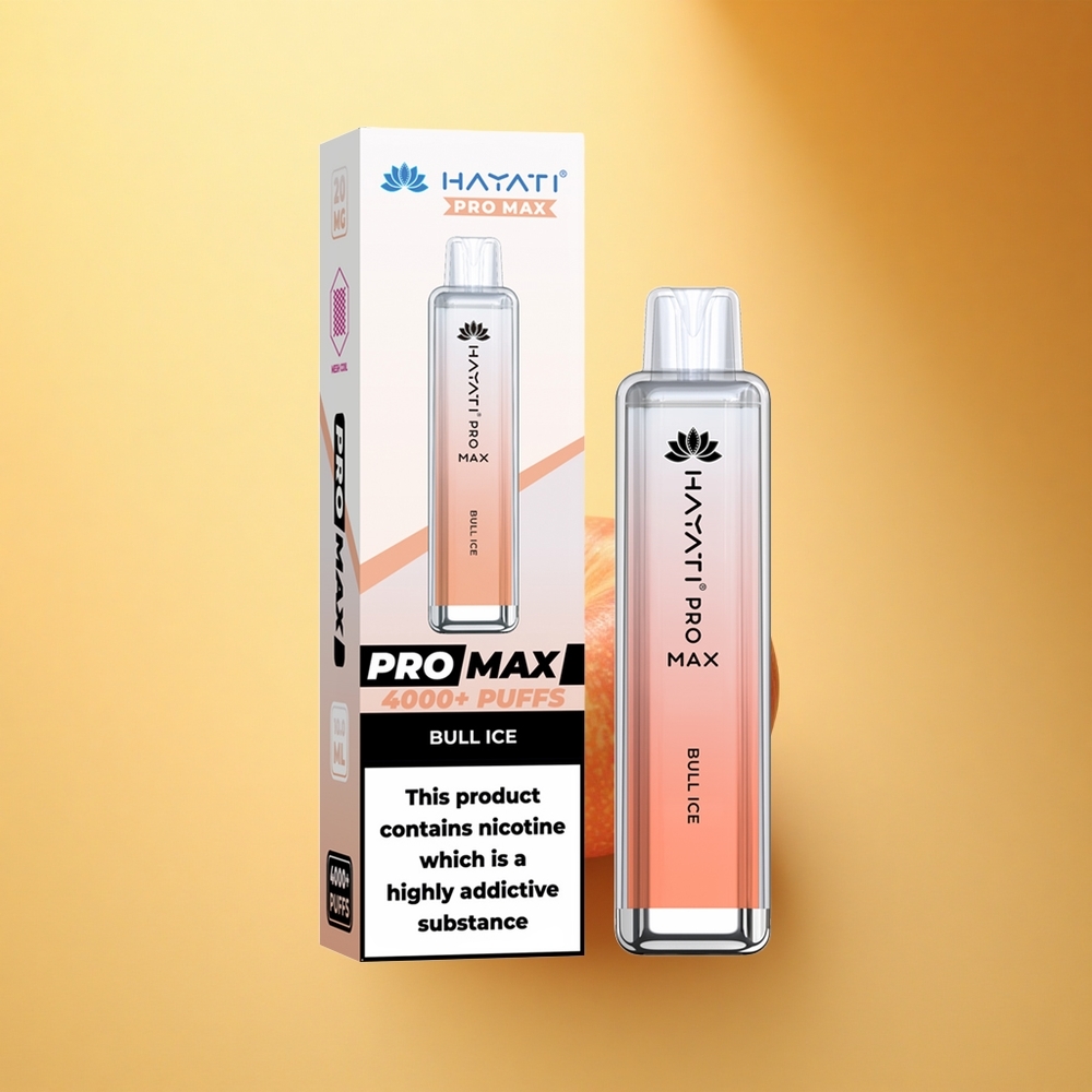 Hayati Pro Max 4000 Puffs Bivolji Ledeni Dual Coil 2ml Rechargeable