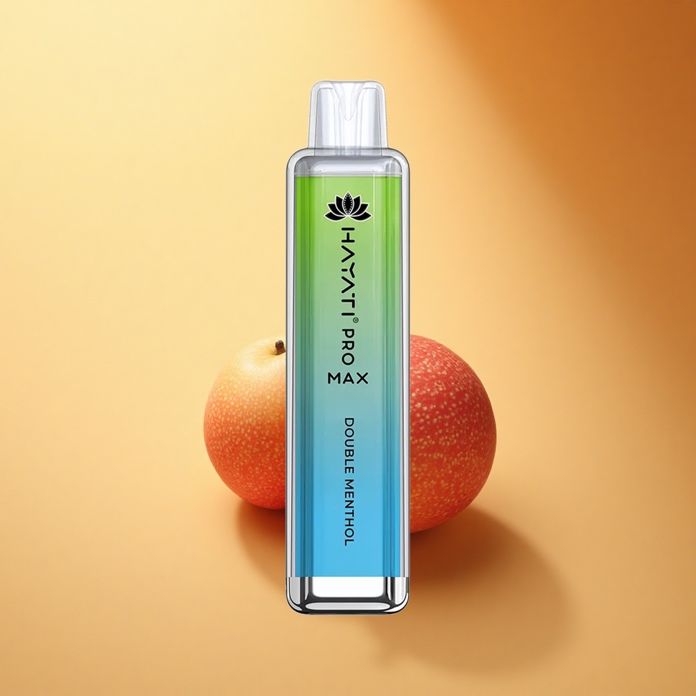 Hayati Pro Max 4000 Puffs Dvojni Mentol 5% Dual Ohm Kristal