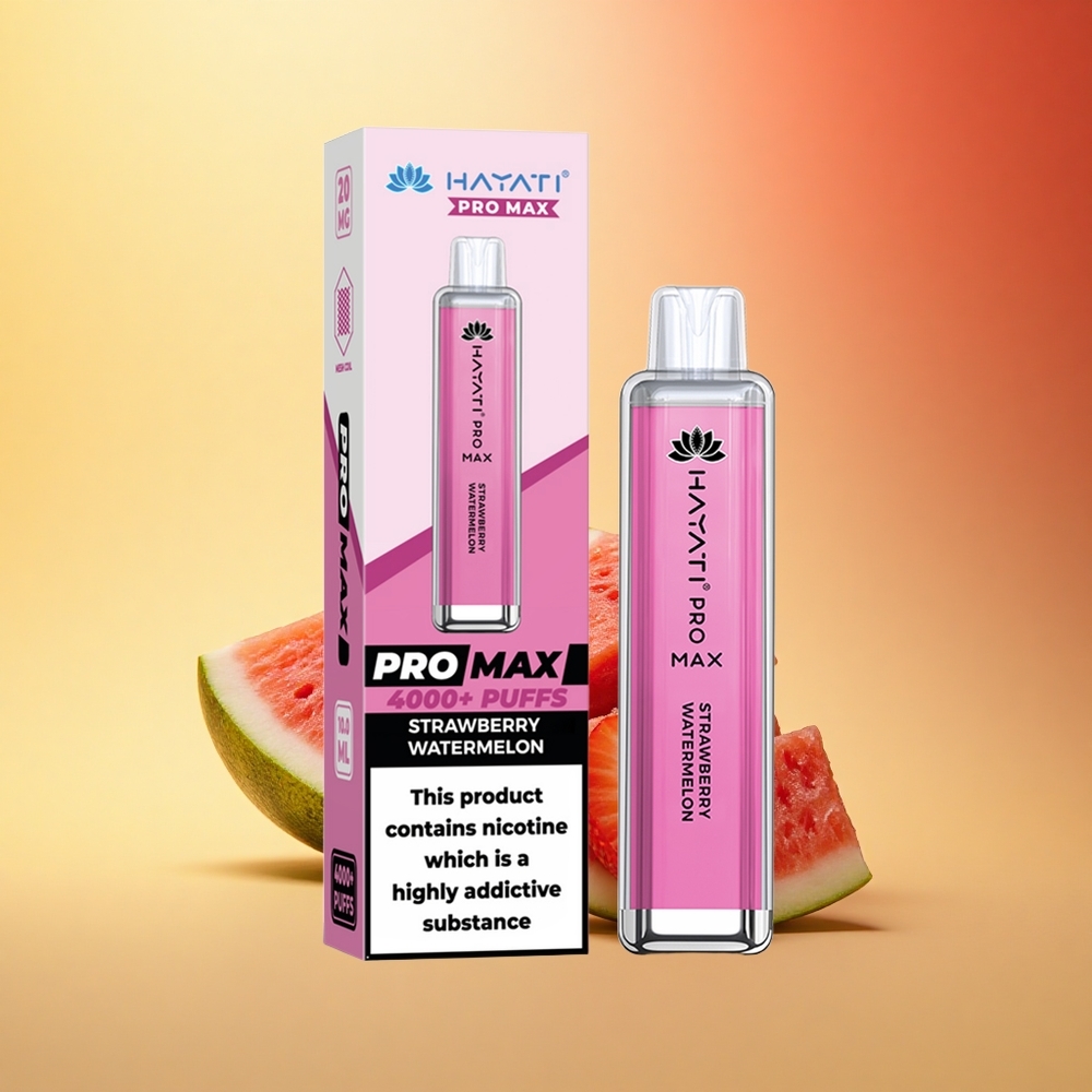 Hayati Pro Max 4000 Puffs Jagoda Lubenica Dual Coil 1400mAh