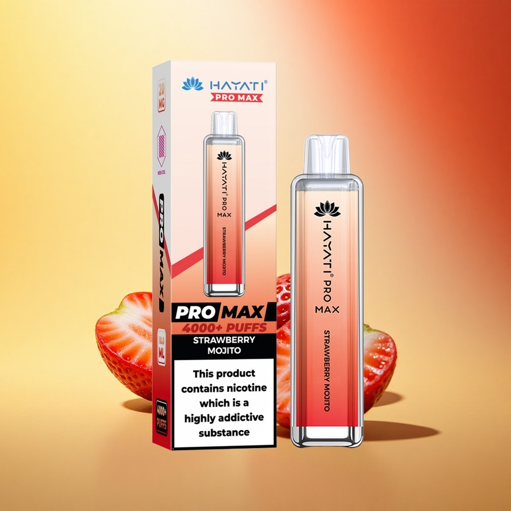 Hayati Pro Max 4000 Puffs Jagoda Mojito Dual Mesh 2ml