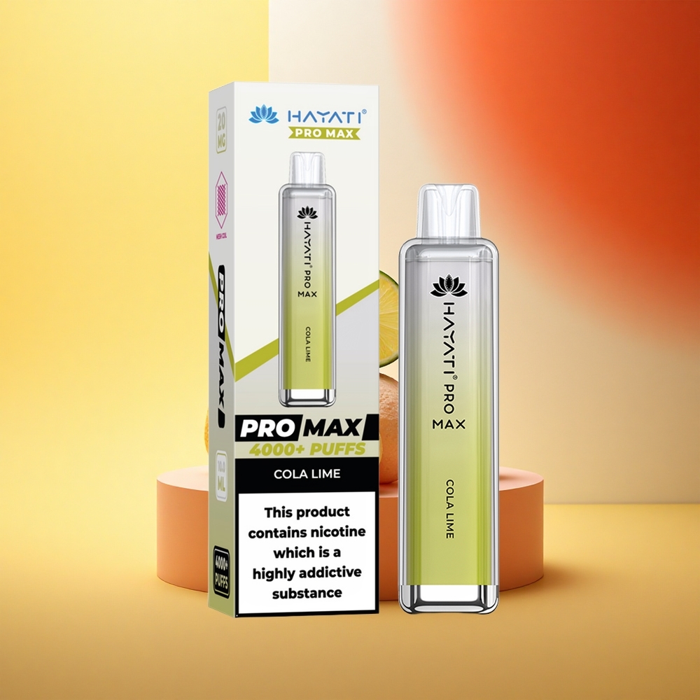 Hayati Pro Max 4000 Puffs Limetna Kola Dual Coil 1400mAh