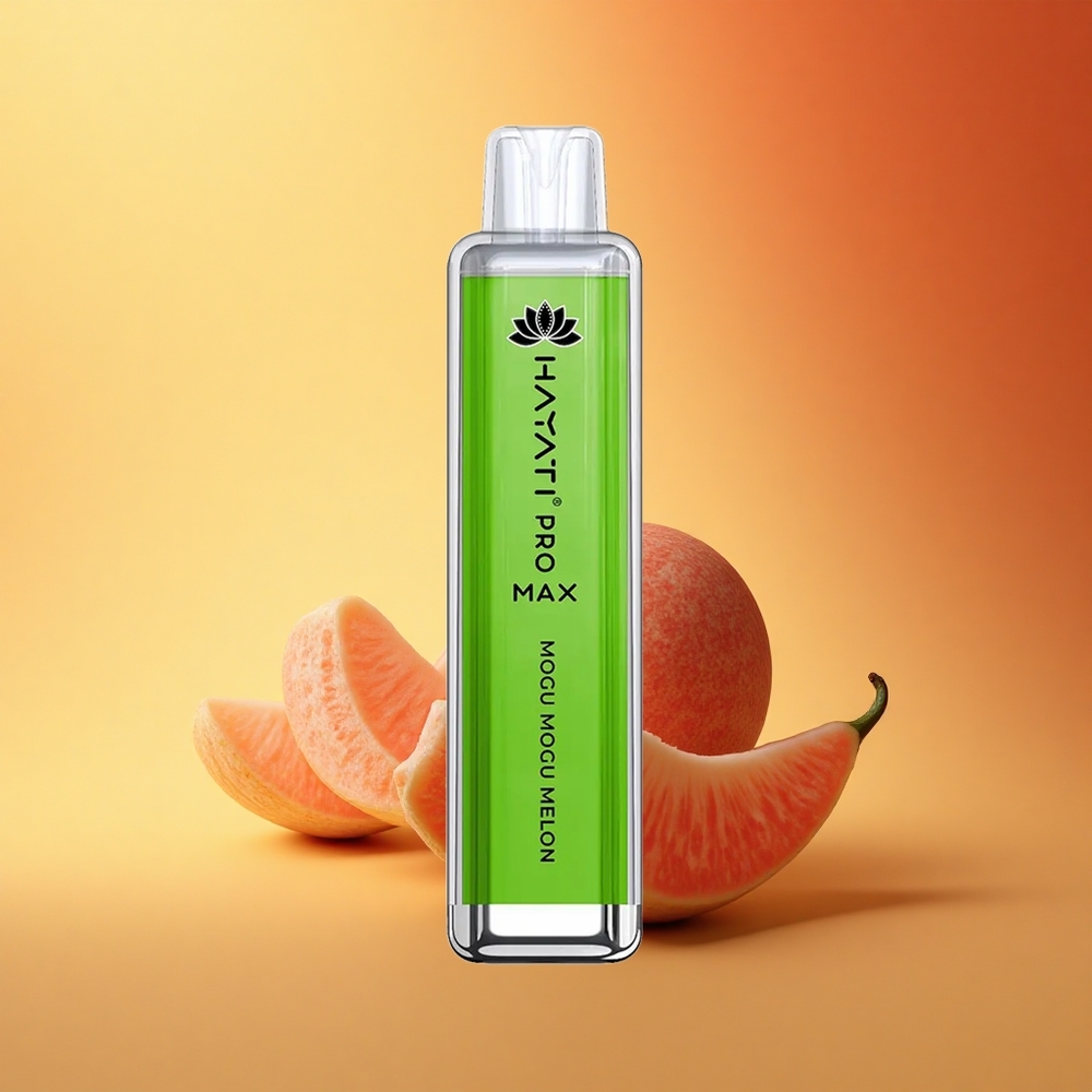 Hayati Pro Max 4000 Puffs Lubenica Mogu Mogu z LED in 5% Nikotina