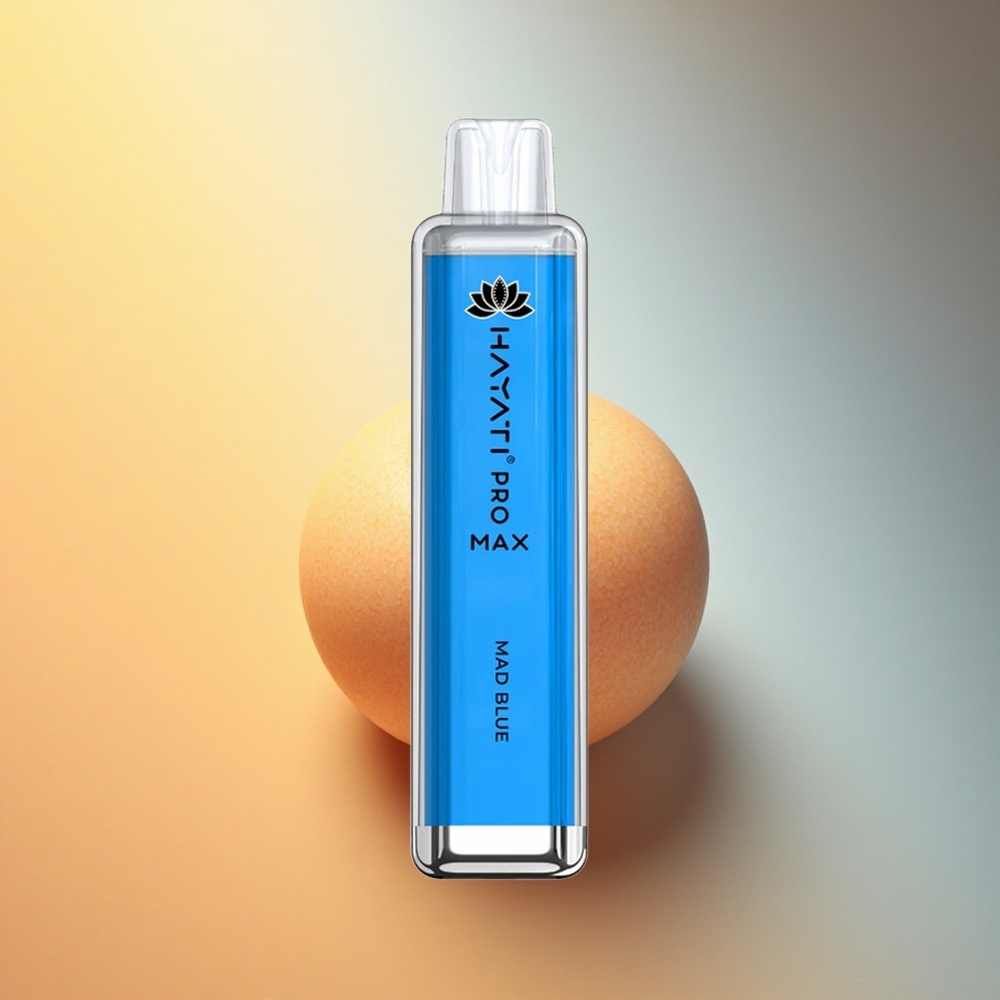 Hayati Pro Max 4000 Puffs Nor Modri 4000 Zajemi Dvojni 1,1 Ohm Mrežni Navitje Kristalni Izgled