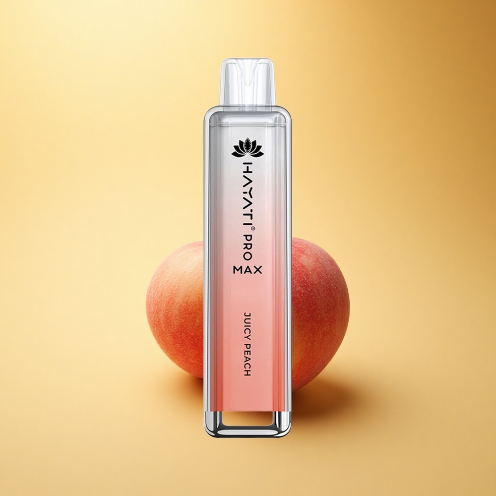 Hayati Pro Max 4000 Puffs Sočna Breskev Zamenljiv 1400mAh Dvojna Mreža