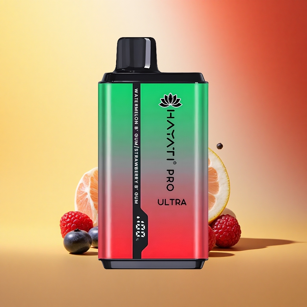 Hayati Pro Ultra 15000 Puffs Borova Malina Češnja Limona & Borova z 850mAh in 2% Nikotina