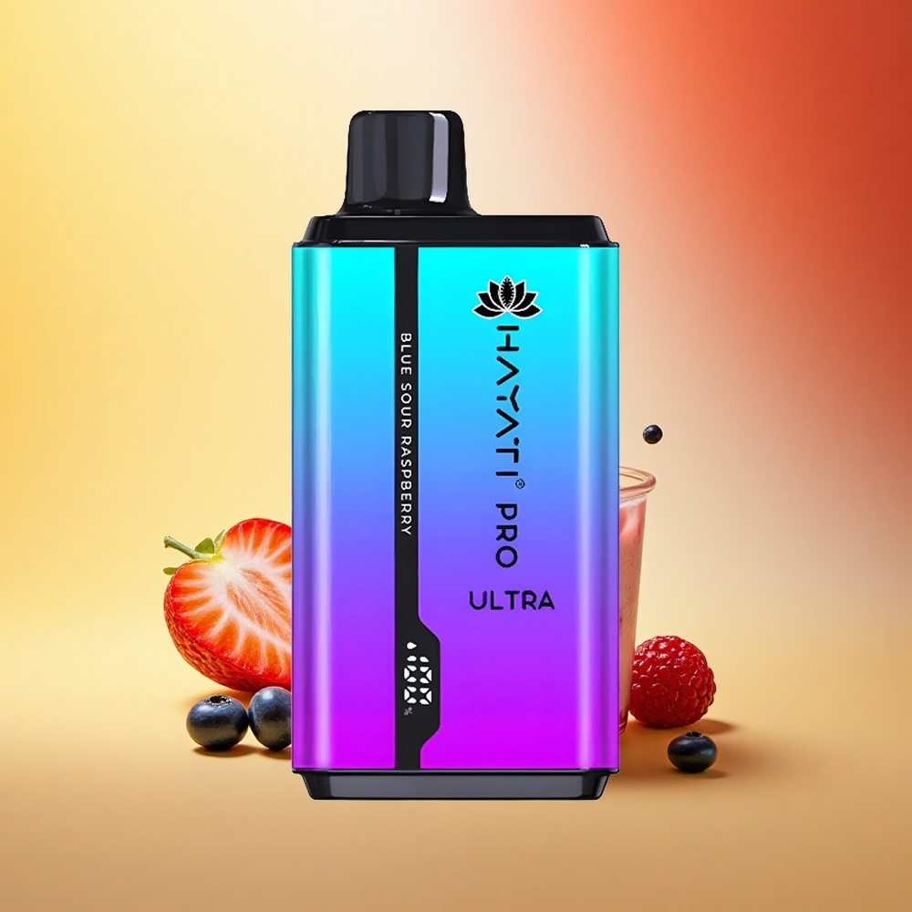 Hayati Pro Ultra 15000 Puffs Borovnično Malinovo Mentol 850mAh 24ml