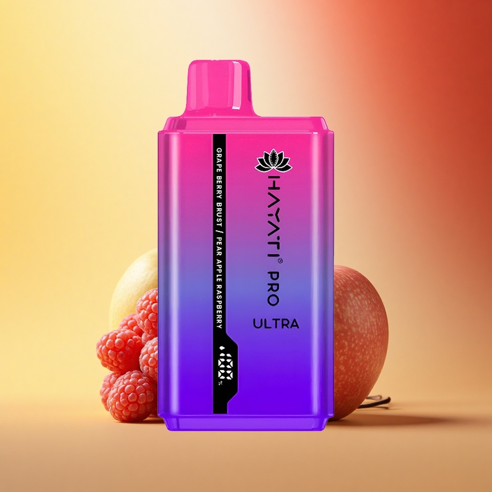 Hayati Pro Ultra 15000 Puffs Grozdno-Jagodni Izhod Hruška Jabolče Malina 850mAh 24ml