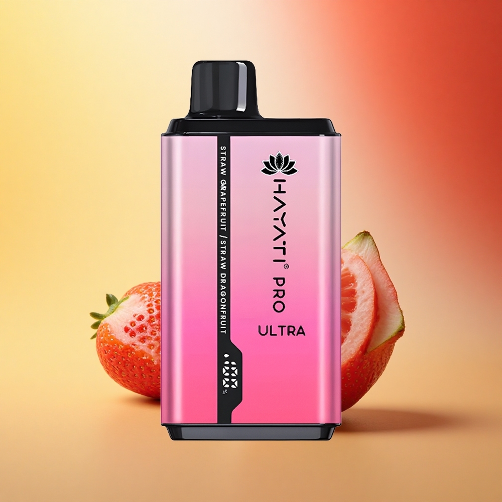 Hayati Pro Ultra 15000 Puffs Jagoda Grepfrut Jagoda Pitaja 850mAh 24ml 2%