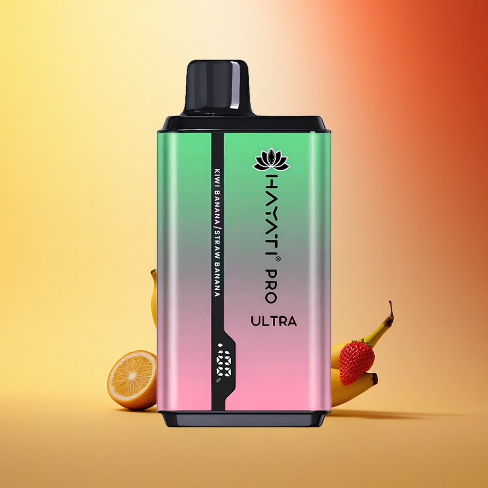 Hayati Pro Ultra 15000 Puffs Kivi Banana Jagoda Banana 850mAh 24ml