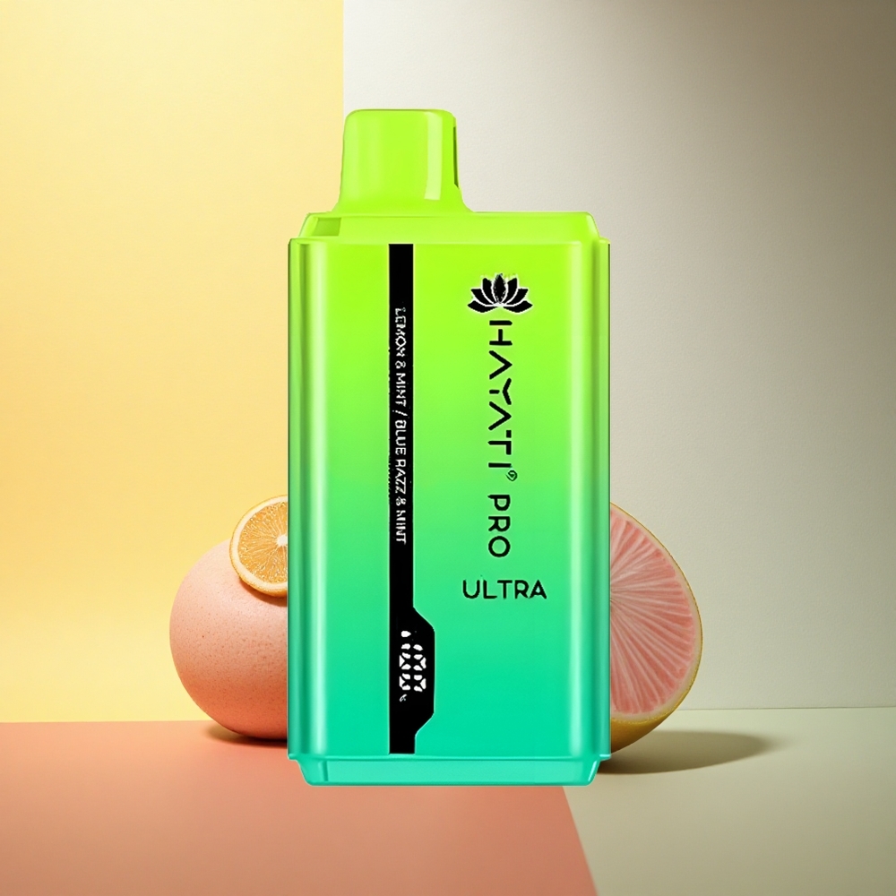 Hayati Pro Ultra 15000 Puffs Limeta & Metulj Modra Malina & Meta 850mAh 2 12ml