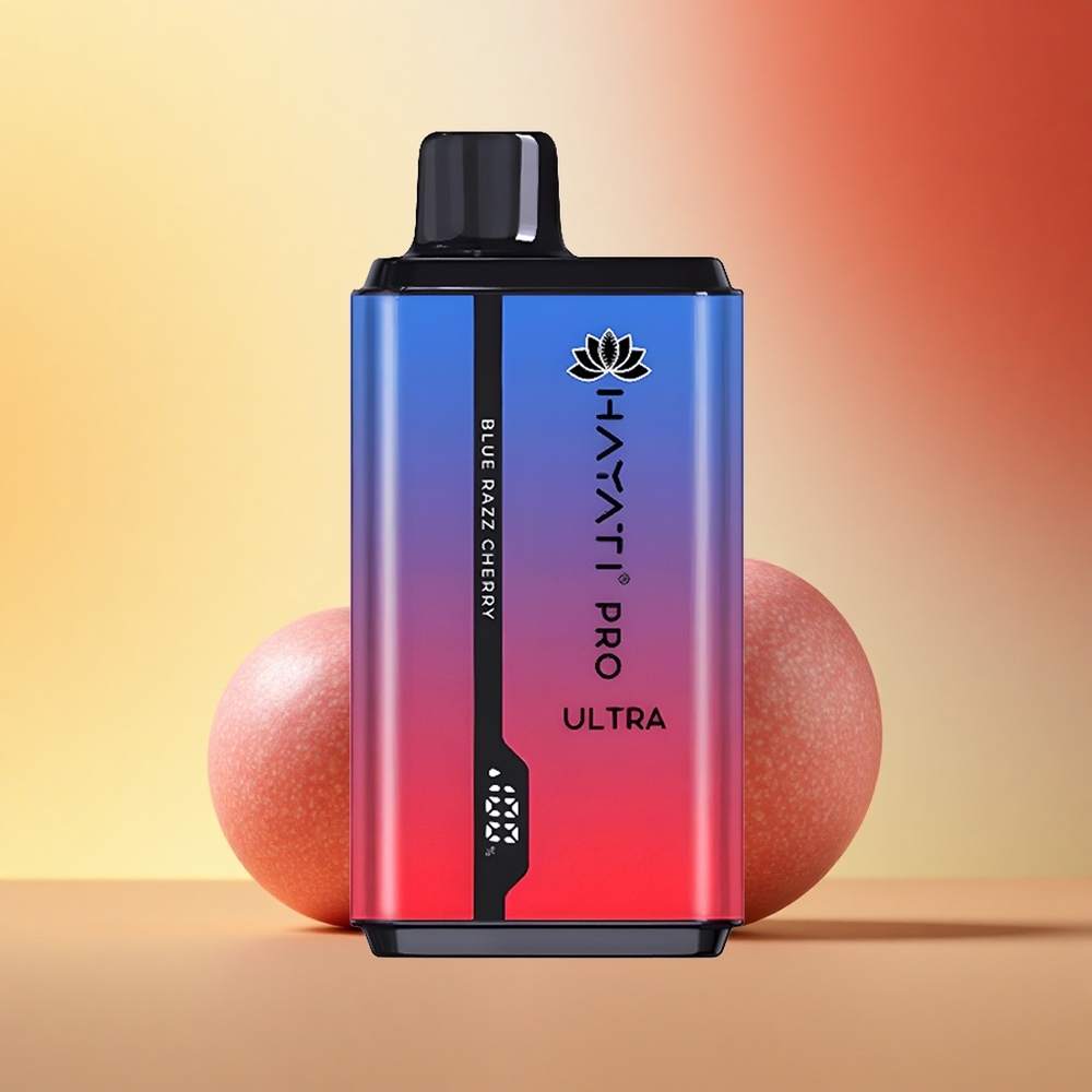 Hayati Pro Ultra 15000 Puffs Modra Malča Češnja 850mAh 2 12ml