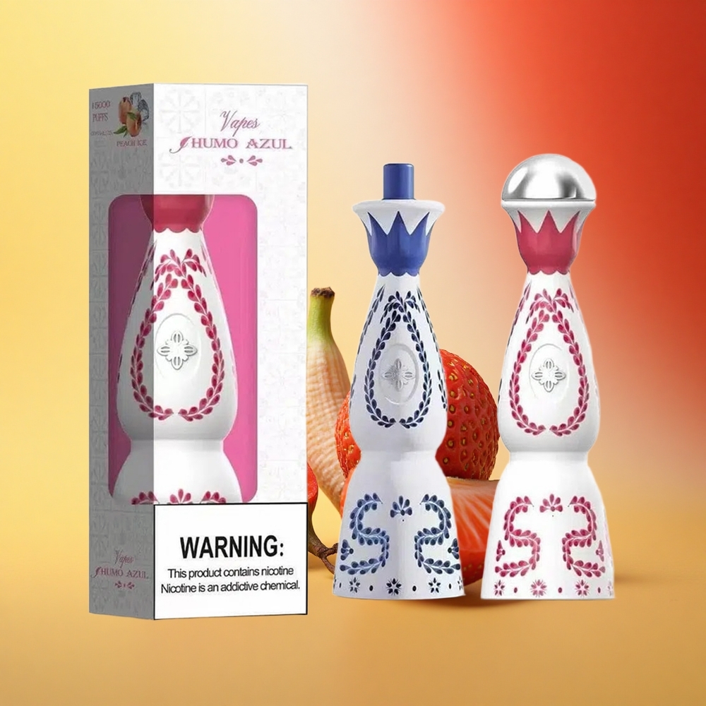 Humo Azul 15000 Puffs Jagoda Banana Zmajev sadje 20mL 5%