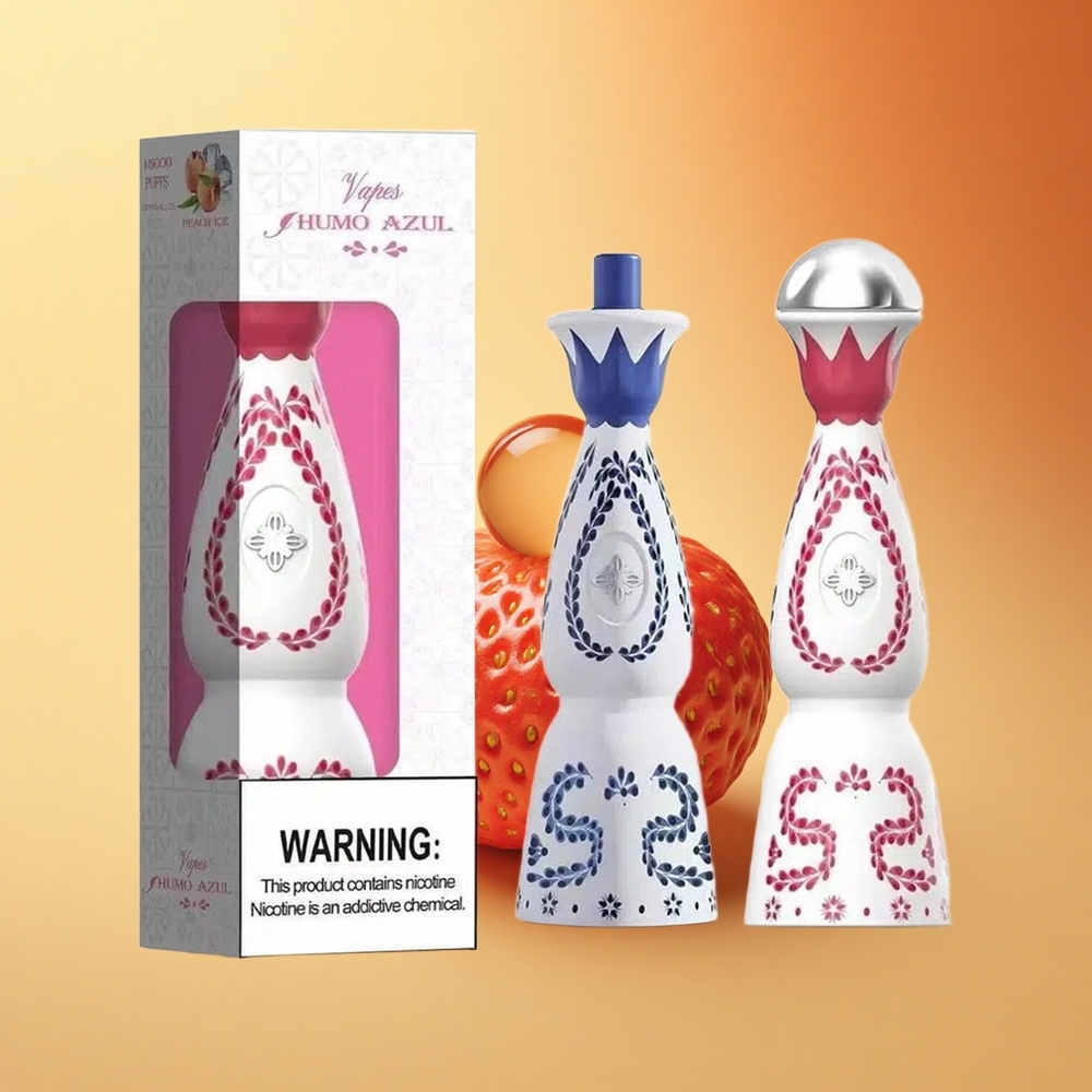 Humo Azul 15000 Puffs Jagoda Mehurčna Guma 5% 20mL 15000