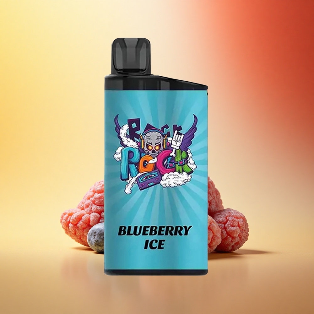 IGET Bar 3500 Puffs Borovnični Led z 1,2 Ohm Mesh Coil in 1400 mAh