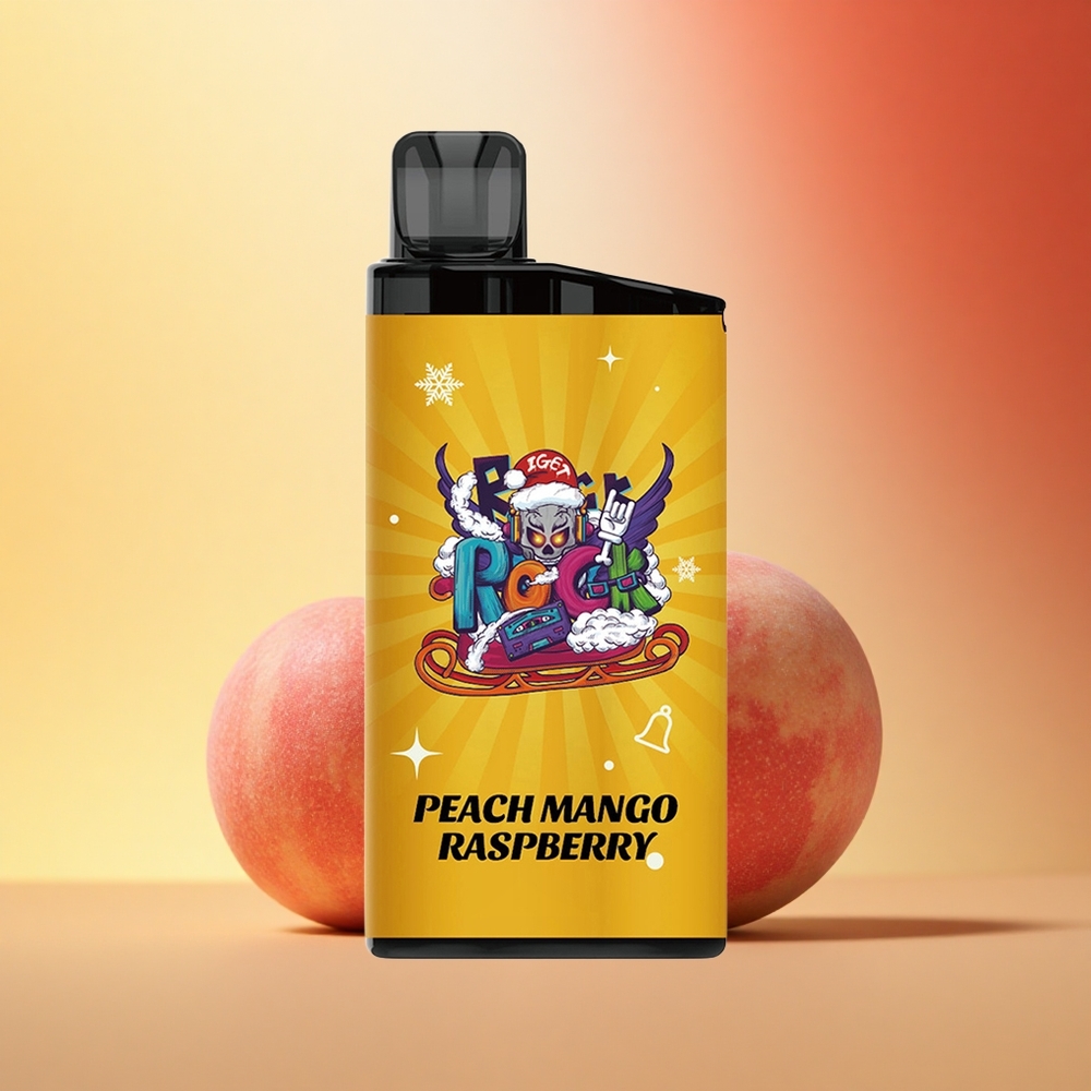 IGET Bar 3500 Puffs Breskeva Mango Malina 1400mAh 1.2Ohm Mreža