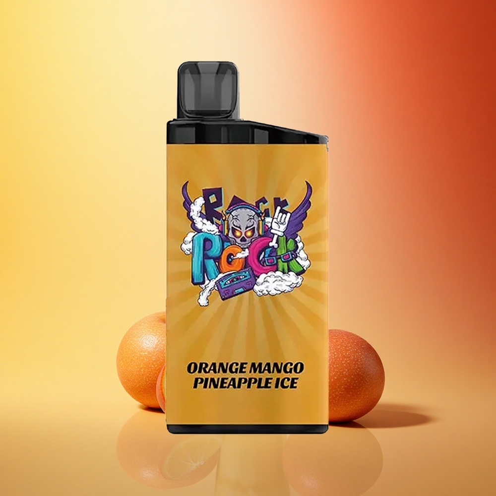 IGET Bar 3500 Puffs Oranžno Mango Ananas Led 1400 mAh 1.2 Ohm Mrežna Tuljava