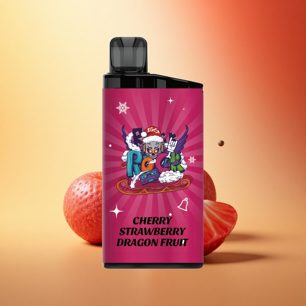 IGET Bar 3500 Puffs Češnja Jagoda Pitahaja 1400 mAh 1,2 Ohm