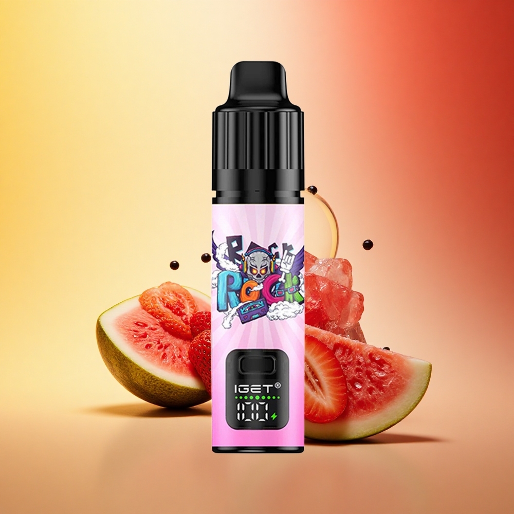 IGET BAR PLUS S3 POD 10000 Puffs Jagoda Lubenica Led 50mg 18ml Mesh