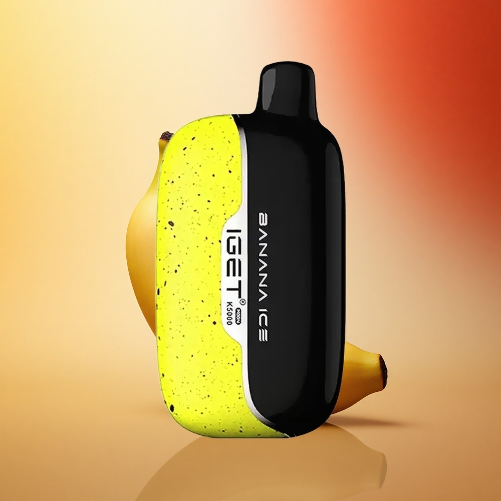 IGET Moon K5000 Puffs Banana Led 5000 Pufov 1.35 Ohm