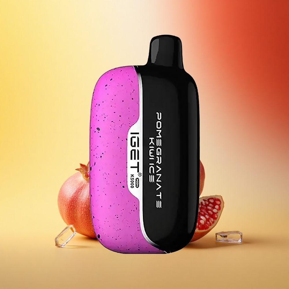 IGET Moon K5000 Puffs Granatno Kivi Ledeni 81,5g 1,35 Ohm Mesh