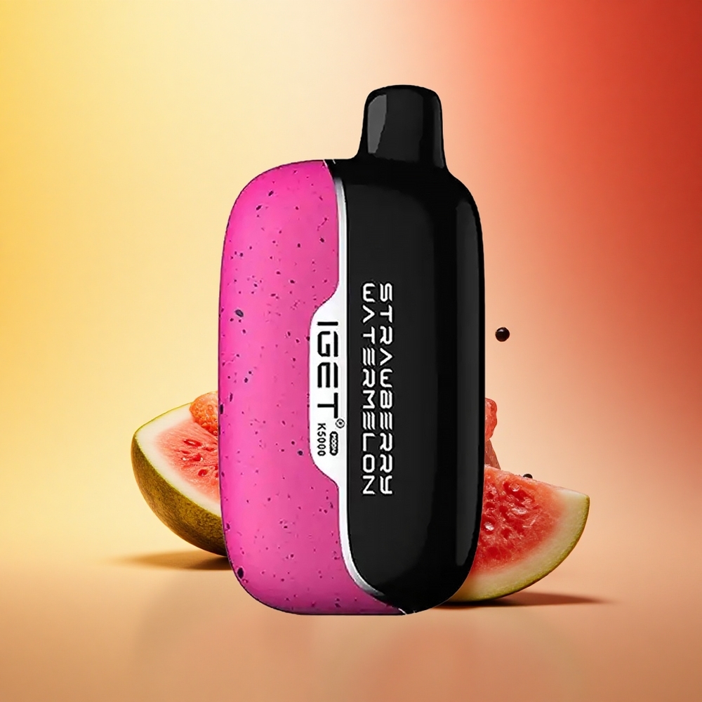 IGET Moon K5000 Puffs Jagoda Lubenica Led 81.5g Mesh 1.35 Ohm