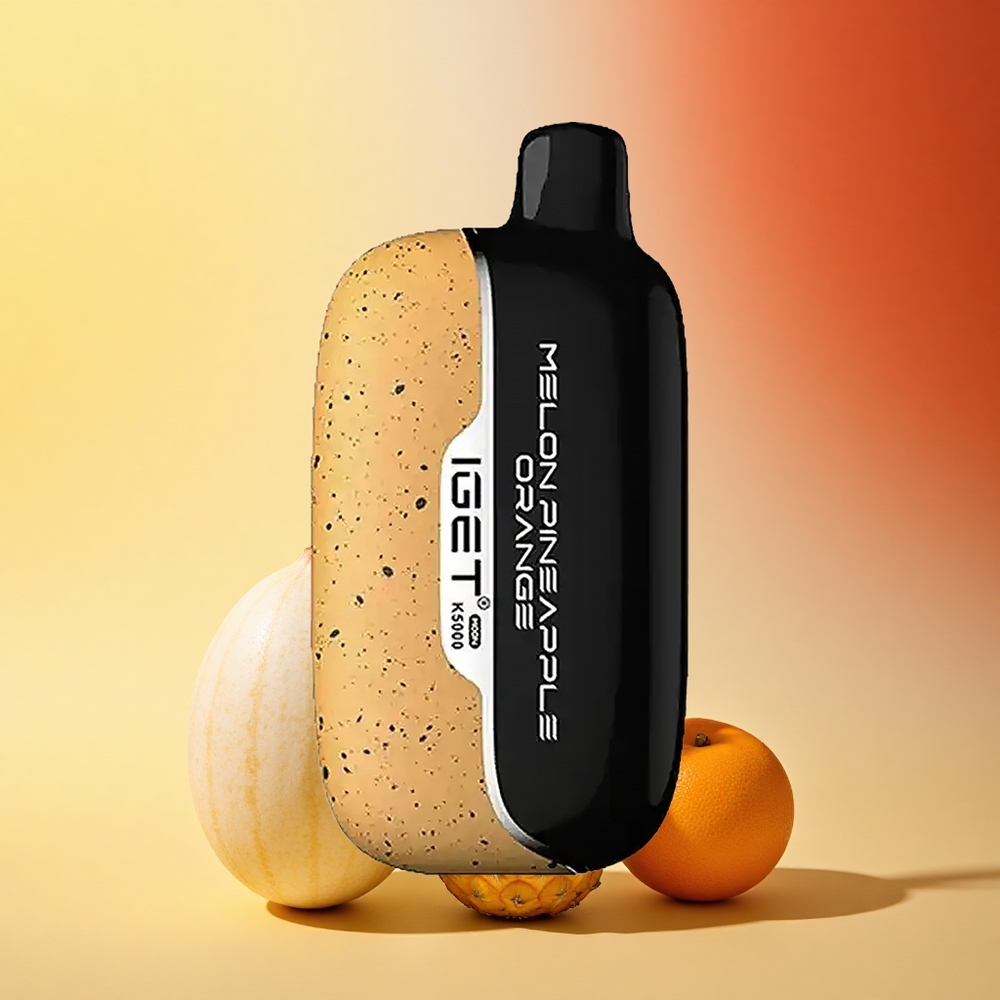 IGET Moon K5000 Puffs Melona Ananas Pomaranča 5000 Pufov 1.35 Ohm