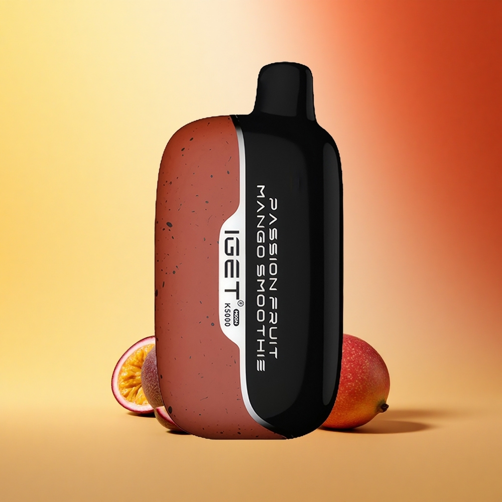 IGET Moon K5000 Puffs Pasijonasti Mango Smoothie z 5000 Pufi in 1,35 Ohm Mrežno Tuljavo