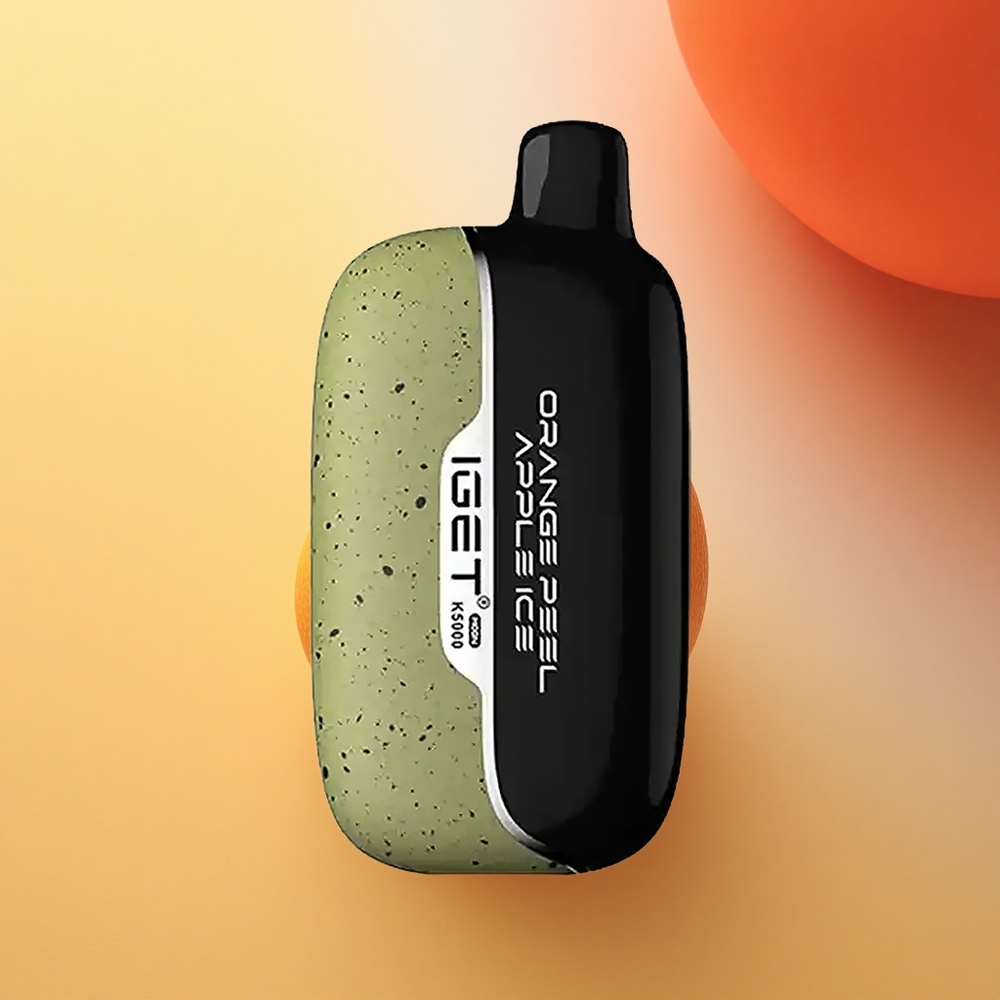 IGET Moon K5000 Puffs Pomarančno Lubje Jabolčni Ledenec 81,5 g 1,35 Ohm