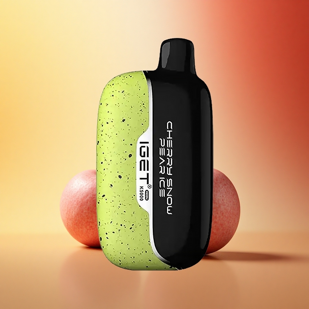 IGET Moon K5000 Puffs Češnjevi Snežni Hruški Led 81.5g Mesh 1.35 Ohm