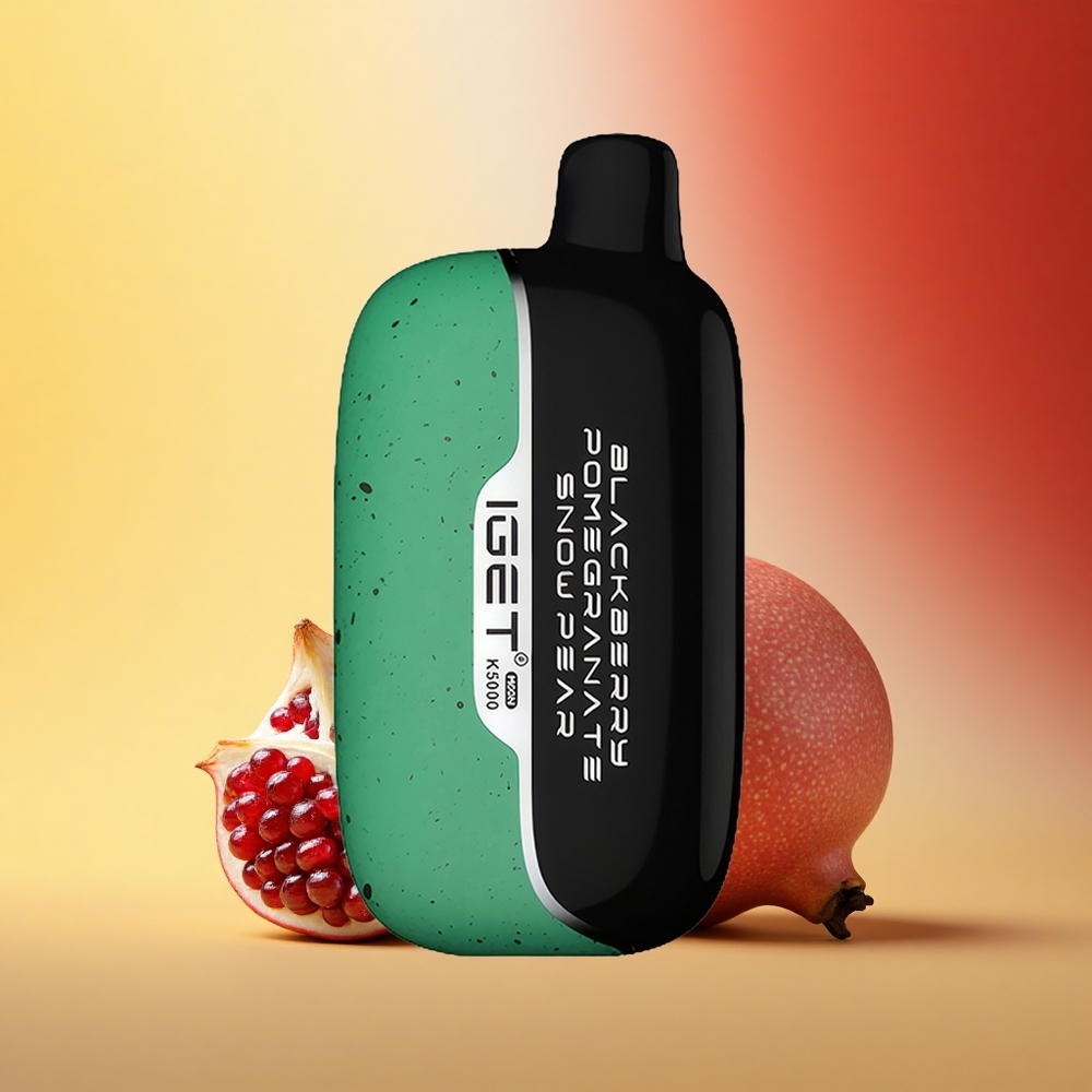 IGET Moon K5000 Puffs Črni robid Jagoda Snežna hruška 81.5g 1.35 Ohm 49.5x25.3x99.4 mm