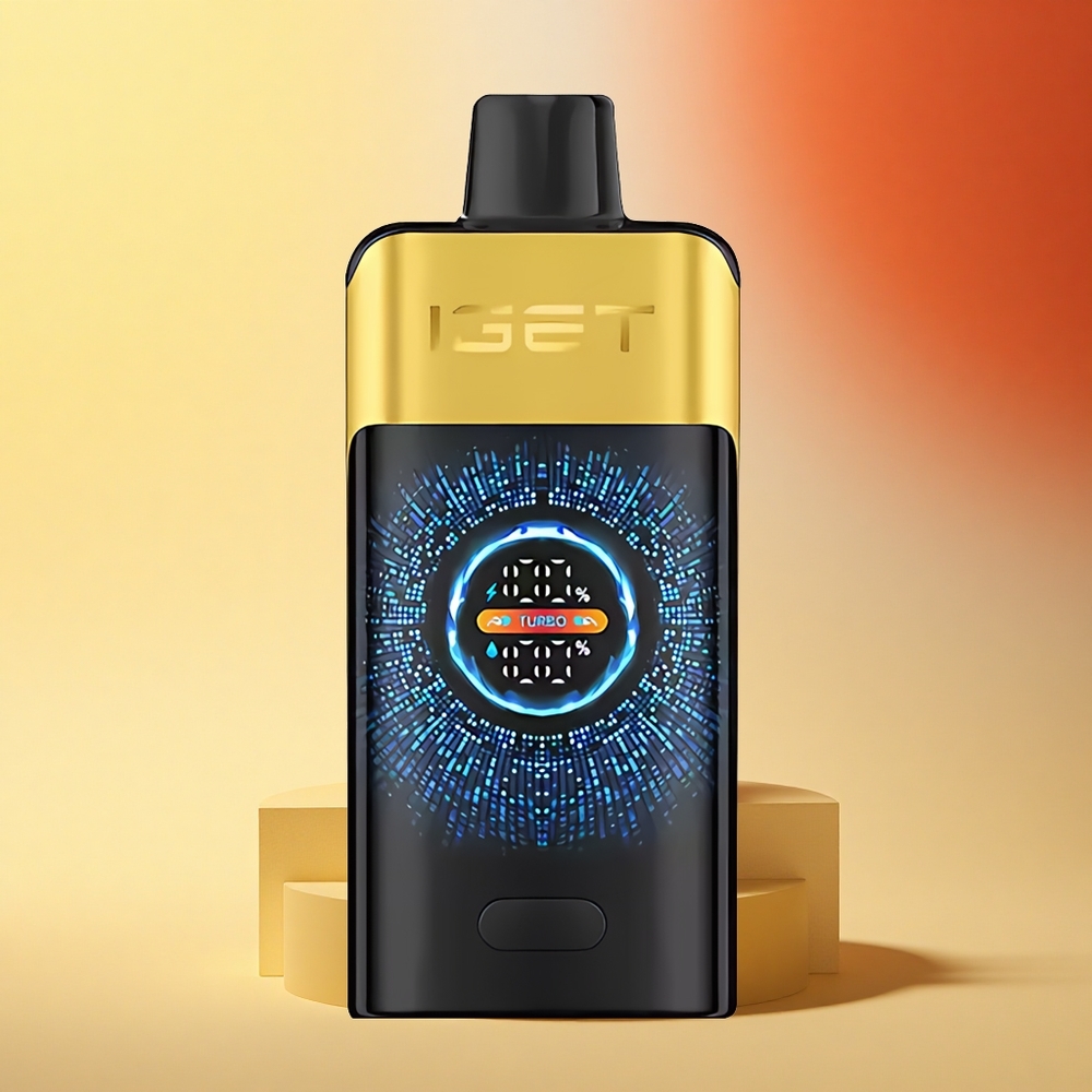 IGET ONE 12000 Puffs Ananas Kiwi Dvojni Sito 2700mAh Velik Zaslon