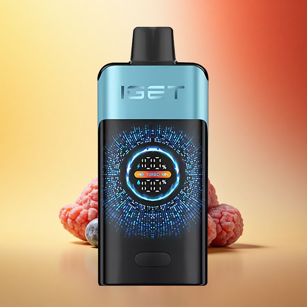 IGET ONE 12000 Puffs Borova Ledena Mega Ekran Dual Mesh