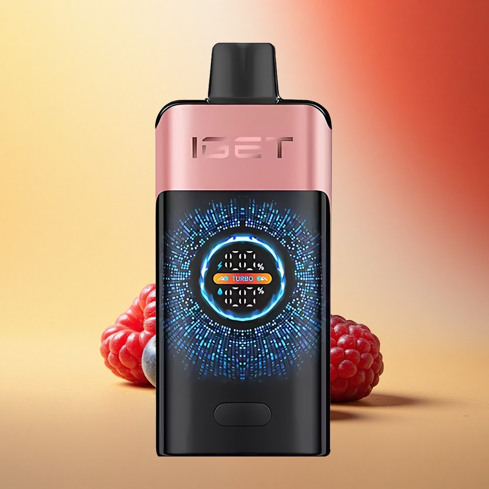 IGET ONE 12000 Puffs Borova Malina Dvojni Mesh Ekran 2700 mAh